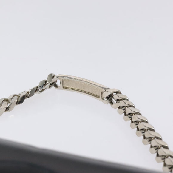 CHANEL COCO Mark Chain Hand Bag Patent leather Black Silver CC Auth 126242