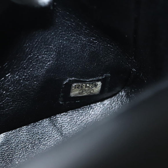 CHANEL Matelasse 25 Double Flap Chain Bag Canvas White Silver CC Auth 126243SV