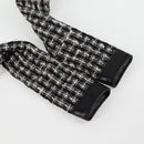 CHANEL Girl Chanel Jacket Shoulder Bag tweed Black White CC Auth 126244SAV-14