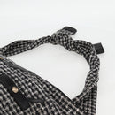 CHANEL Girl Chanel Jacket Shoulder Bag tweed Black White CC Auth 126244V-15