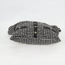 CHANEL Girl Chanel Jacket Shoulder Bag tweed Black White CC Auth 126244SAV-5