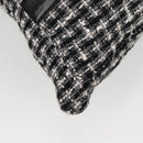 CHANEL Girl Chanel Jacket Shoulder Bag tweed Black White CC Auth 126244SAV-16