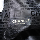 CHANEL Girl Chanel Jacket Shoulder Bag tweed Black White CC Auth 126244V-22