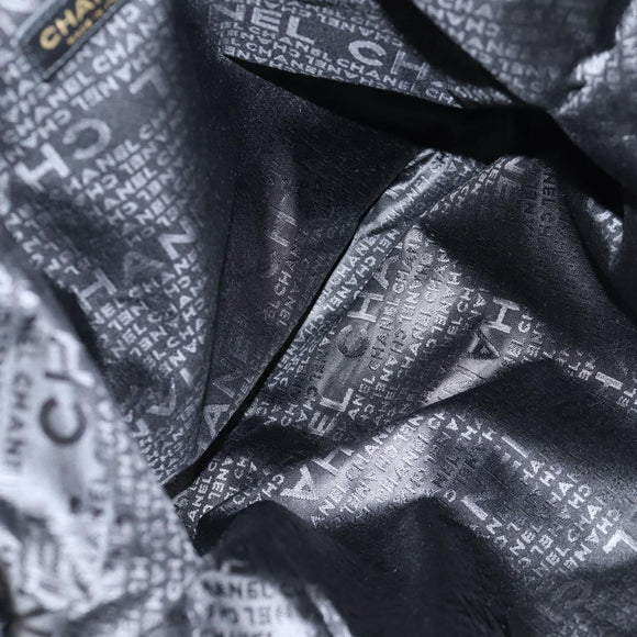 CHANEL Girl Chanel Jacket Shoulder Bag tweed Black White CC Auth 126244V