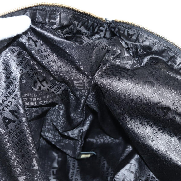 CHANEL Girl Chanel Jacket Shoulder Bag tweed Black White CC Auth 126244V