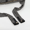 CHANEL Girl Chanel Jacket Shoulder Bag tweed Black White CC Auth 126244V-8