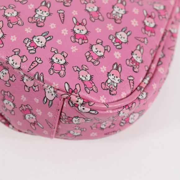 BALENCIAGA luka Goal Hand Bag Leather 2way Pink Silver 695814 Auth 126245M