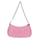 BALENCIAGA luka Goal Hand Bag Leather 2way Pink Silver 695814 Auth 126245M-2