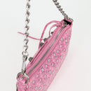 BALENCIAGA luka Goal Hand Bag Leather 2way Pink Silver 695814 Auth 126245M-6