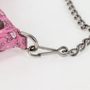 BALENCIAGA luka Goal Hand Bag Leather 2way Pink Silver 695814 Auth 126245M-8