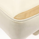 CHANEL Chain Shoulder Bag Lamb Skin White Gold CC Auth 126253-13