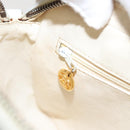 CHANEL Chain Shoulder Bag Lamb Skin White Gold CC Auth 126253-20