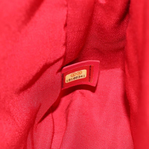 CHANEL Matelasse Chain Shoulder Bag cotton Black Gold CC Auth 126255V