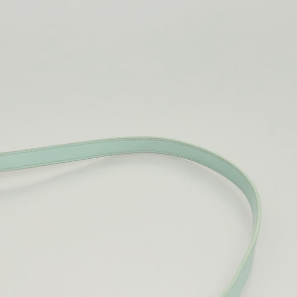 BALENCIAGA Hand Bag Vinyl 2way Green Silver Auth 126258