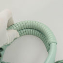 BALENCIAGA Hand Bag Vinyl 2way Green Silver Auth 126258-8