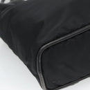 CELINE Tote Bag Nylon Black Gold Auth 126261-14