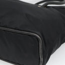 CELINE Tote Bag Nylon Black Gold Auth 126261-15