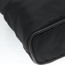 CELINE Tote Bag Nylon Black Gold Auth 126261-16