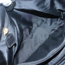CELINE Tote Bag Nylon Black Gold Auth 126261-10