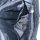 CELINE Tote Bag Nylon Black Gold Auth 126261-19