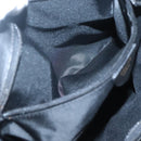 CELINE Tote Bag Nylon Black Gold Auth 126261-20