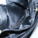 CELINE Tote Bag Nylon Black Gold Auth 126261-11