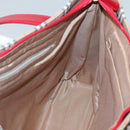 BURBERRY Nova Check Hand Bag Canvas Beige Gold Auth 126264-19