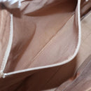 BURBERRY Nova Check Hand Bag Canvas Beige Gold Auth 126264-21