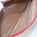 BURBERRY Nova Check Hand Bag Canvas Beige Gold Auth 126264-12