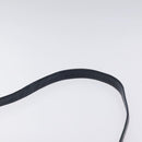 Christian Dior Trotter Canvas Shoulder Bag Navy Gold Auth 126267-8