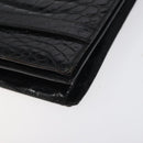 Christian Dior Shoulder Bag Enamel Black Gold Auth 126269-9