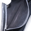 Christian Dior Shoulder Bag Enamel Black Gold Auth 126269-21