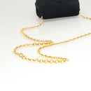 Salvatore Ferragamo Chain Gancini Shoulder Bag Suede Black Gold Auth 126274-7