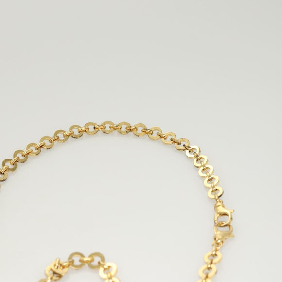 Salvatore Ferragamo Gancini Accessory Pouch Suede Black Gold Auth 126275