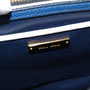 Miu Miu Shoulder Bag Leather Blue Gold Auth 126276-19