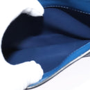 Miu Miu Shoulder Bag Leather Blue Gold Auth 126276-23