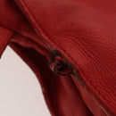 LOUIS VUITTON Hand Bag 2way 2014Stainless Steel Red LV Auth 126285-8