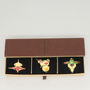 LOUIS VUITTON Characters Baretta metal White M92595 LV Auth 126287V-13