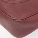 GUCCI Shoulder Bag Leather Pink Gold 308364 Auth 126289-10