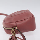 GUCCI Shoulder Bag Leather Pink Gold 308364 Auth 126289-5