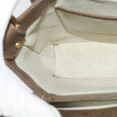 GUCCI Shoulder Bag Leather Brown Gold Auth 126290-19