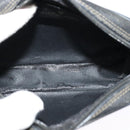 GUCCI GG Supreme Web Sherry Line Shoulder Bag PVC Black 156 02 066 Auth 126298-11