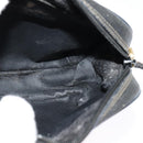 GUCCI GG Supreme Web Sherry Line Shoulder Bag PVC Black 156 02 066 Auth 126298-18