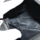 GUCCI GG Supreme Web Sherry Line Shoulder Bag PVC Black 156 02 066 Auth 126298-19