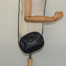 GUCCI GG Supreme Web Sherry Line Shoulder Bag PVC Black 156 02 066 Auth 126298-20