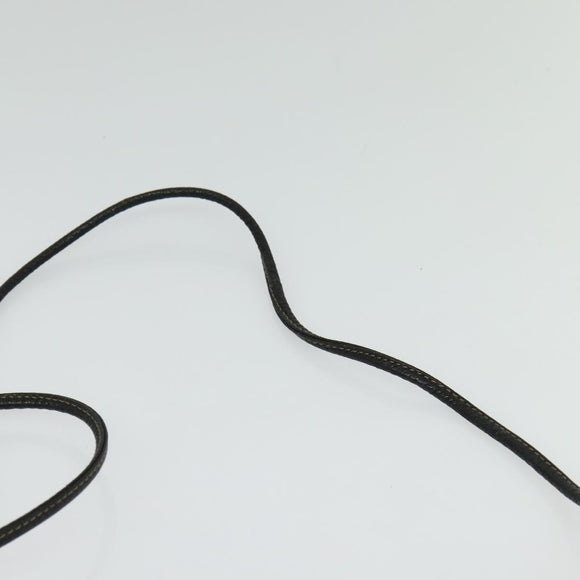 GUCCI GG Supreme Web Sherry Line Shoulder Bag PVC Black 156 02 066 Auth 126298