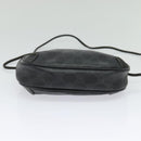 GUCCI GG Supreme Web Sherry Line Shoulder Bag PVC Black 156 02 066 Auth 126298-5