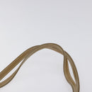 PRADA Tote Bag Nylon Beige Silver Auth 126300-8