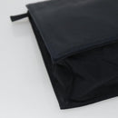 PRADA Hand Bag Nylon Navy Gold Auth 126301-14