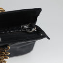 PRADA Hand Bag Nylon Navy Gold Auth 126301-10